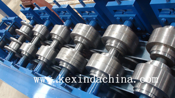 Full view of the roll forming production line