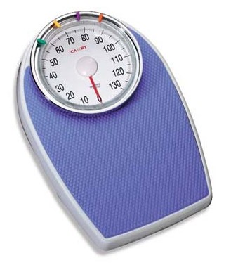 Analog Bathroom Scale with Easy-to-Read Dial