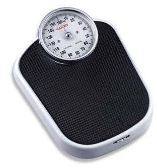 Analog Bathroom Scale with Dial Display