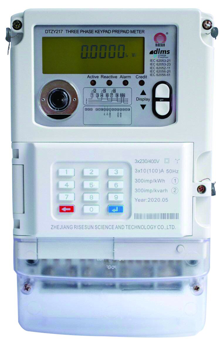 Three-Phase STS Keypad Prepaid Meter with Interchangeable Module