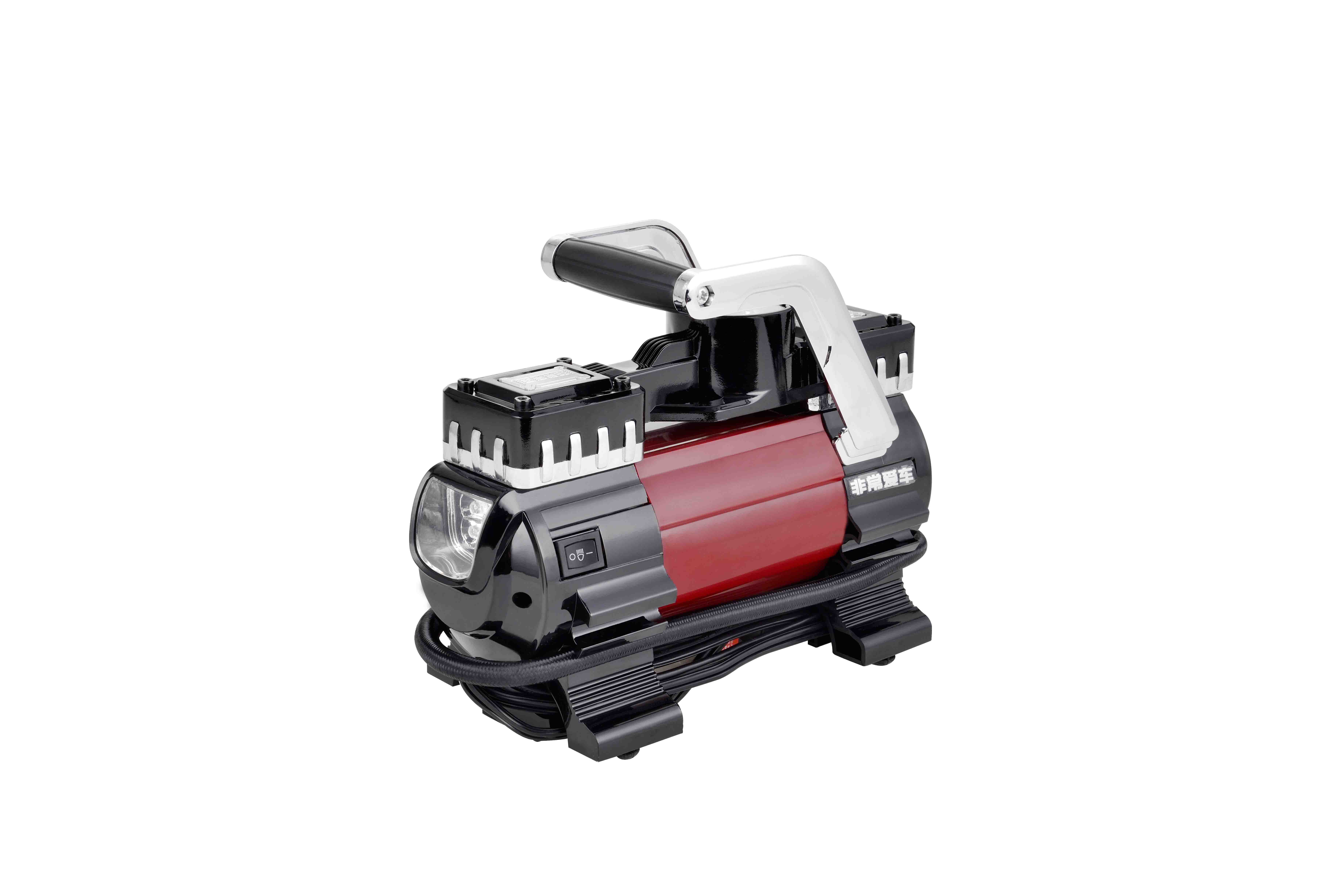 Dual-Cylinder Portable Air Compressor