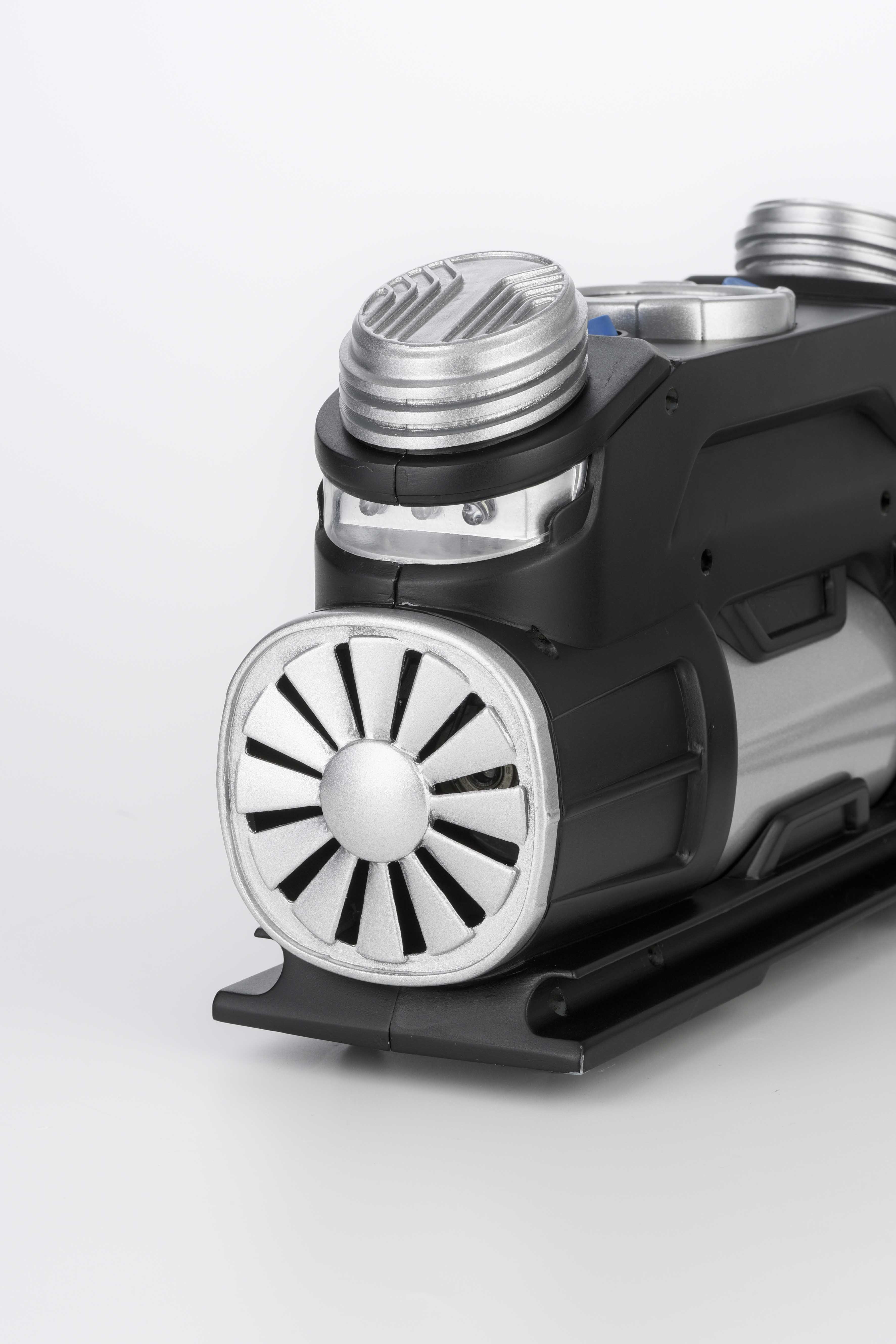 Dual-Cylinder Portable Air Compressor