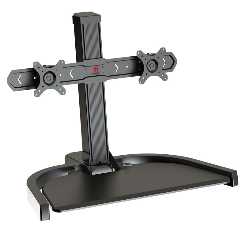 Dual Monitor Height Adjustable Stand for 13-27 inch Screens