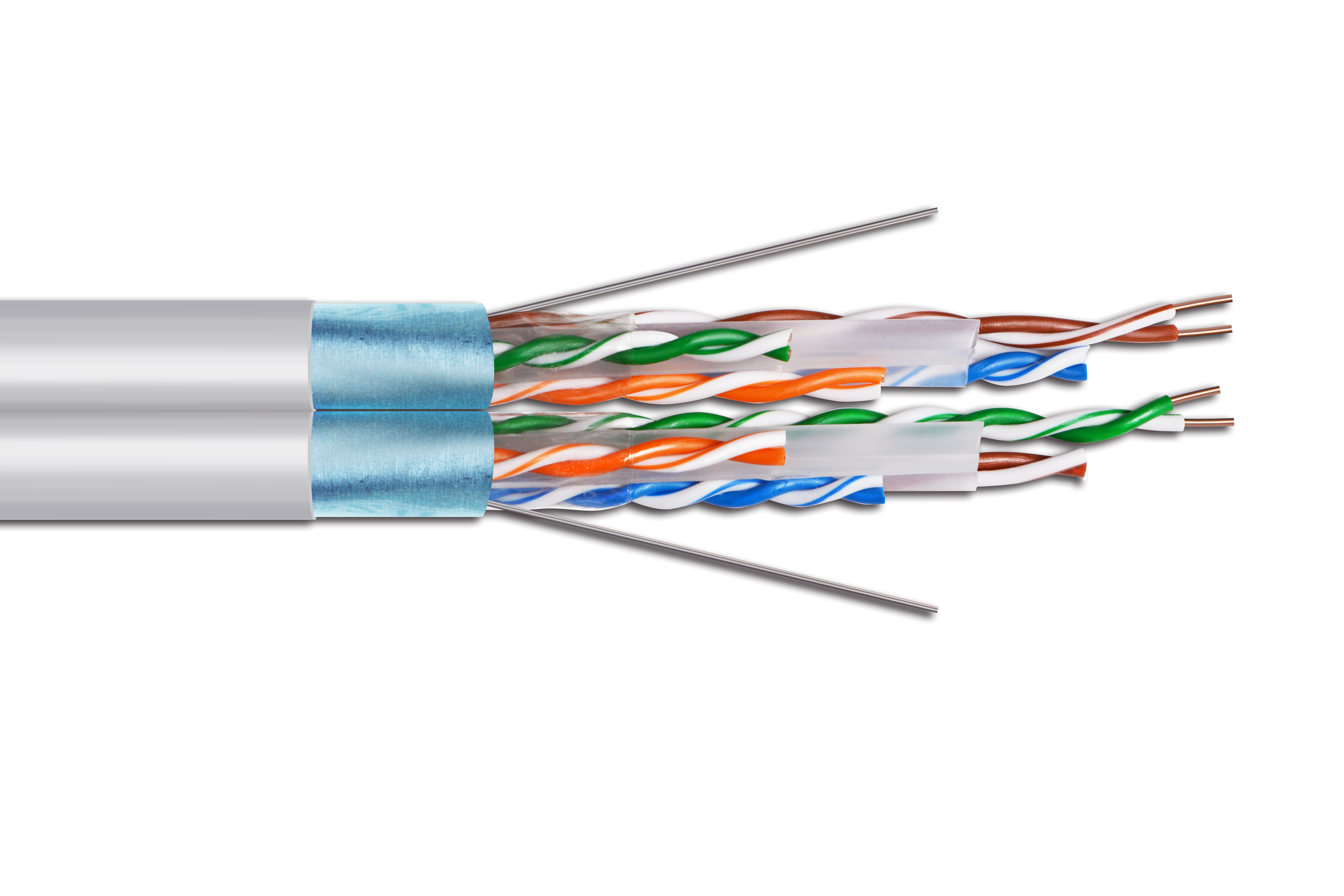 Dual F/UTP CAT6A LAN Cable