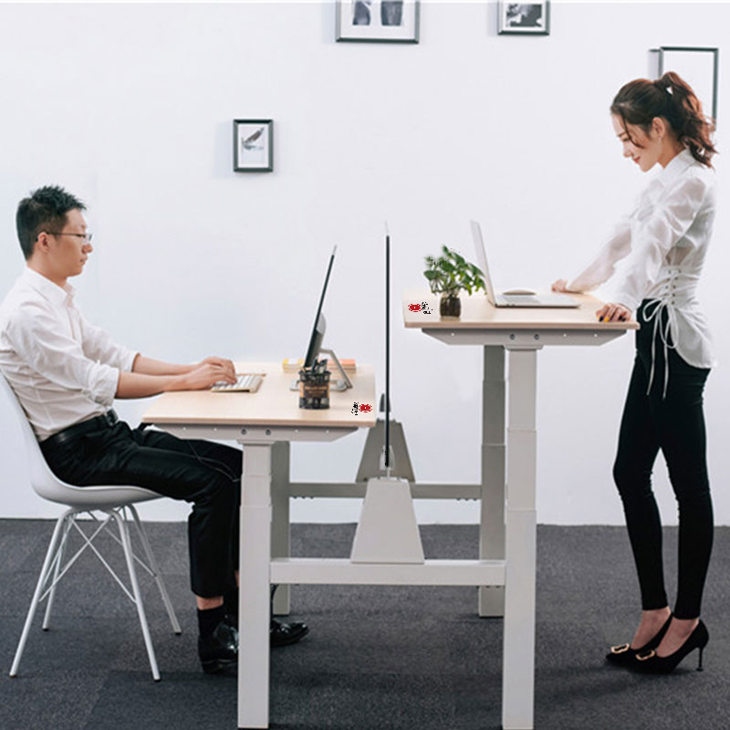 Dual Motor Dual-Sit Ergonomic Height Adjustable Desk Frame-HDDE003 - Image 2