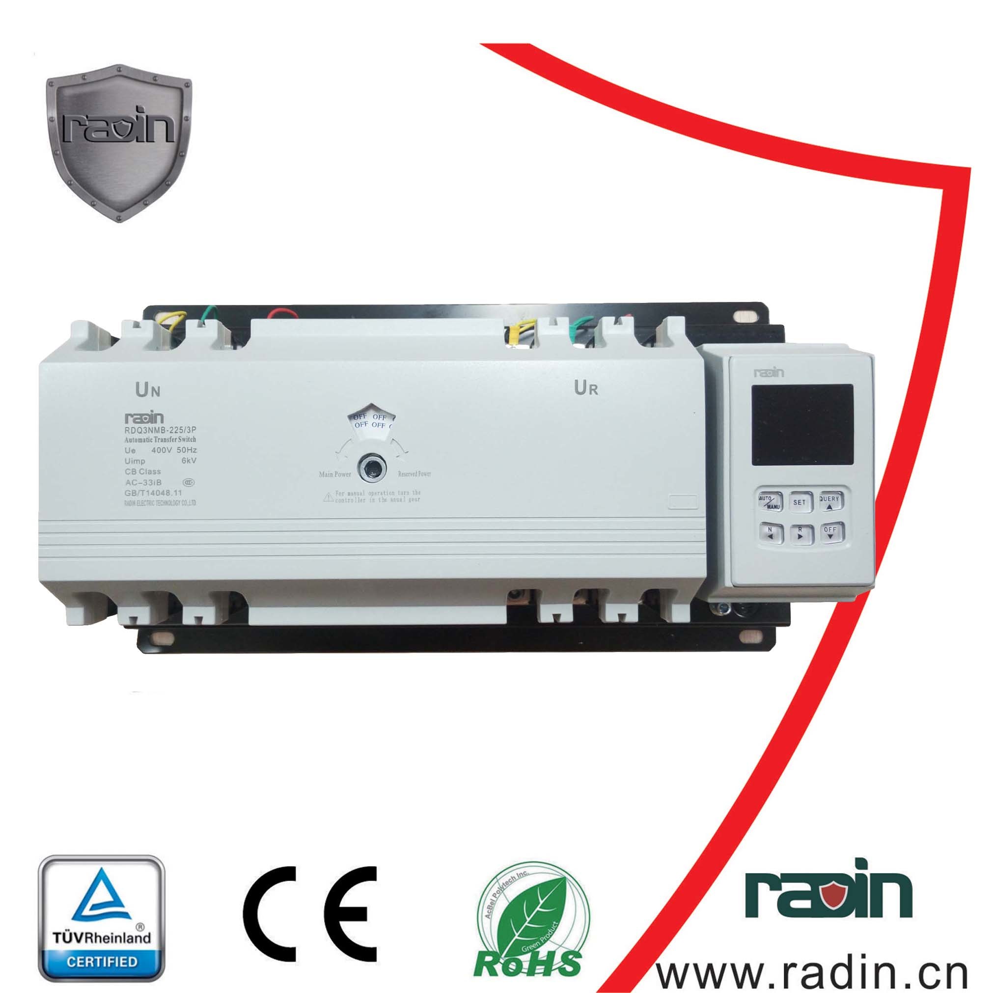 Dual Power Automatic Transfer Switch, CB Type Auto Changer Over Switch - Image 2