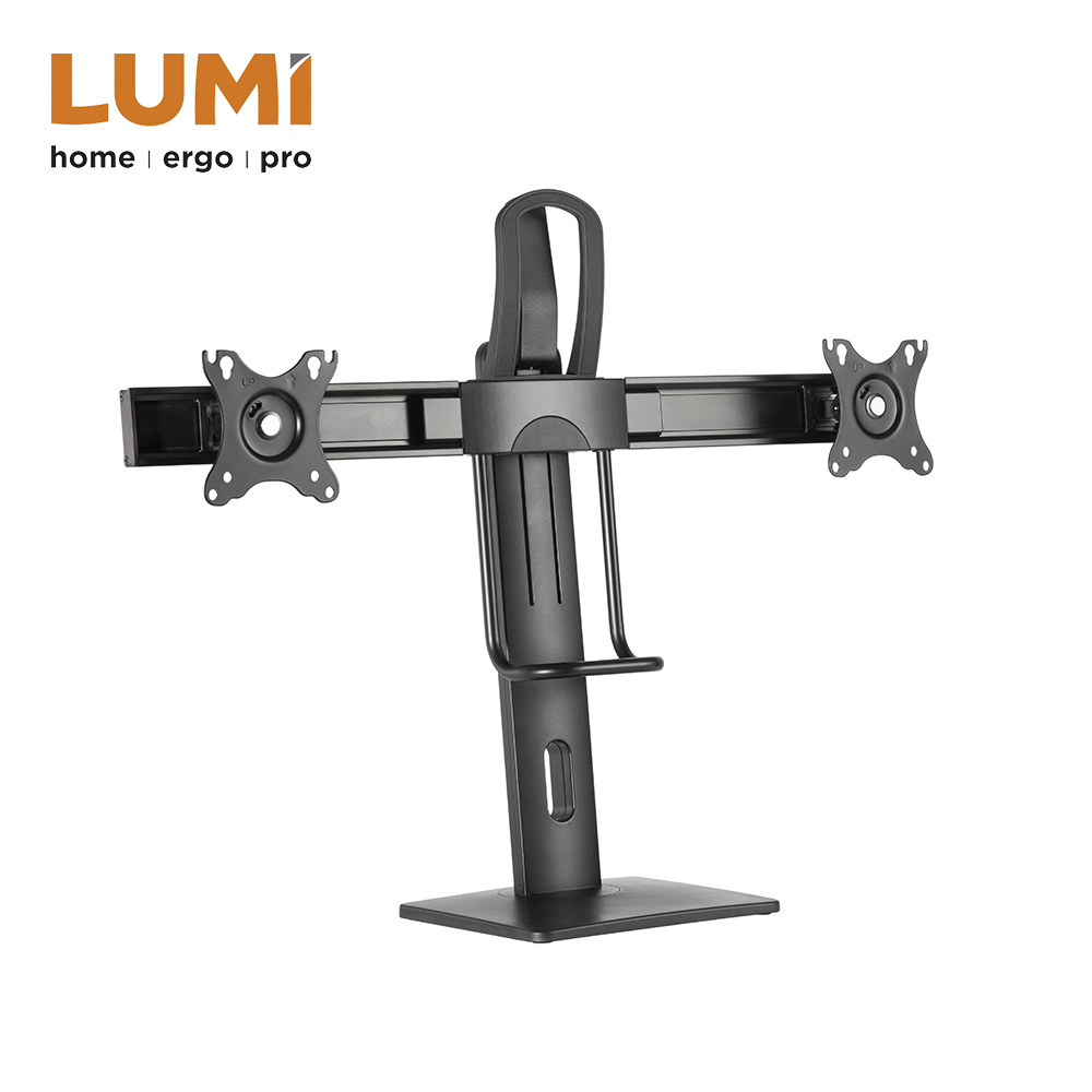DUAL SCREENS EASY-TO-ADJUST VERTICAL LIFT MONITOR STAND - Image 3