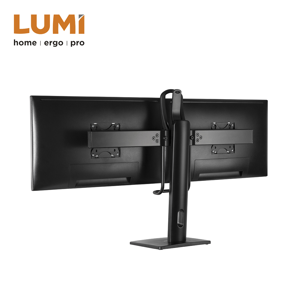 DUAL SCREENS EASY-TO-ADJUST VERTICAL LIFT MONITOR STAND - Image 2