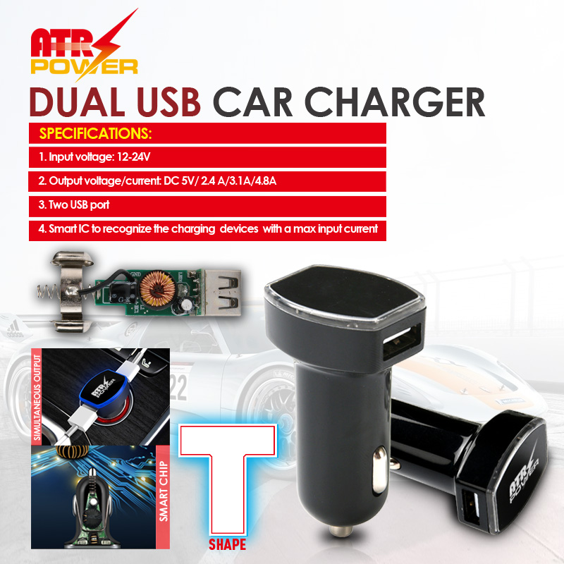 DUAL USB CAR CHARGER - Image 2