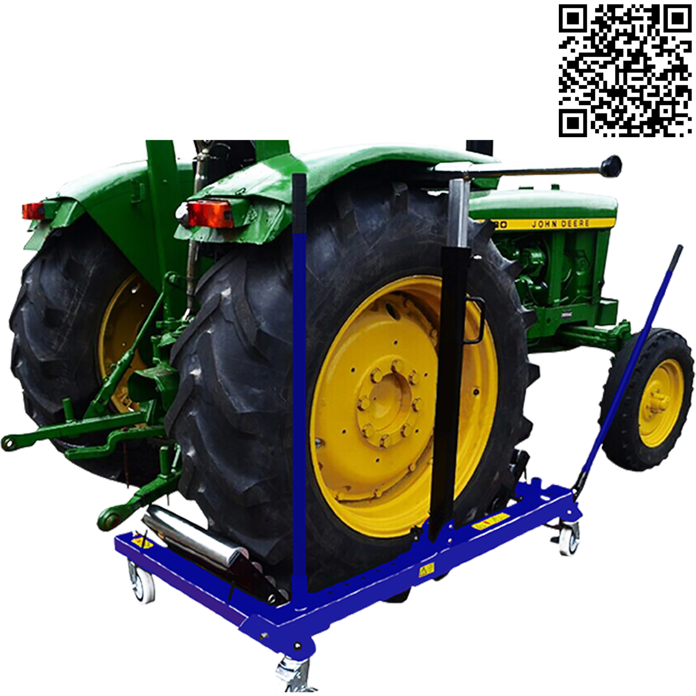 Dual Wheel Dolly for Vehicle Maintenance