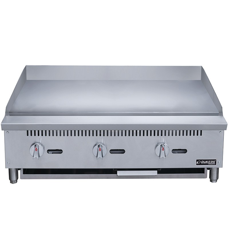 Dukers Stainless Steel Gas Griddle Pancake Stove desktop Hotel restaurant Catering Kitchen school service Thicken Plate - Image 2