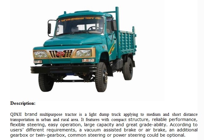 Dump Tractor