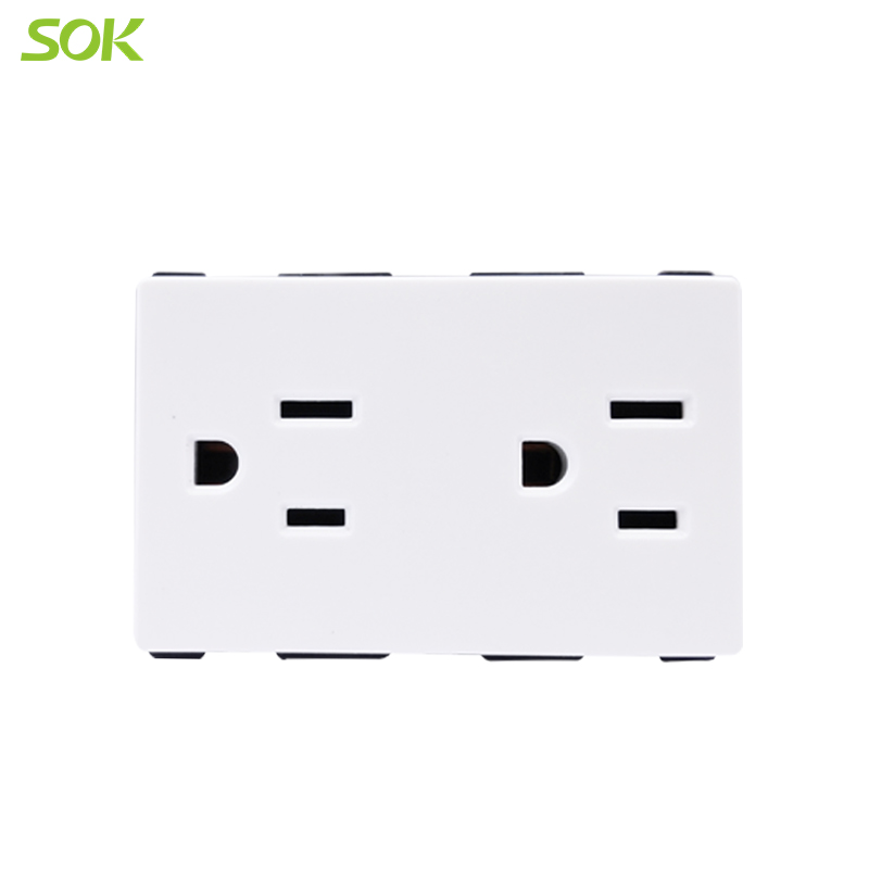 Duplex US power Socket outlet Nema 5-15R Receptacles - Image 2