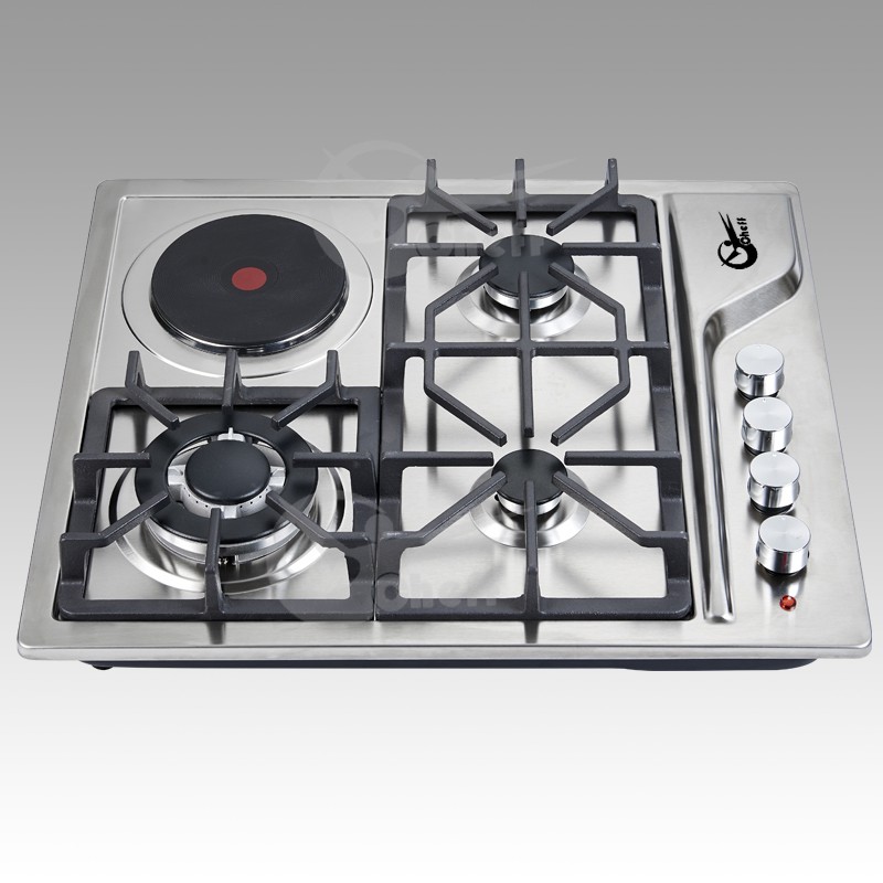 Durable sabaf burner 4 burner stainless steel gas electric hob - Image 3