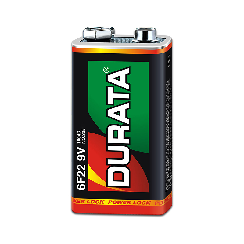 Durata 6f22 9V Size Extra Heavy Duty Zinc Carbon Dry Cell Battery - Image 2