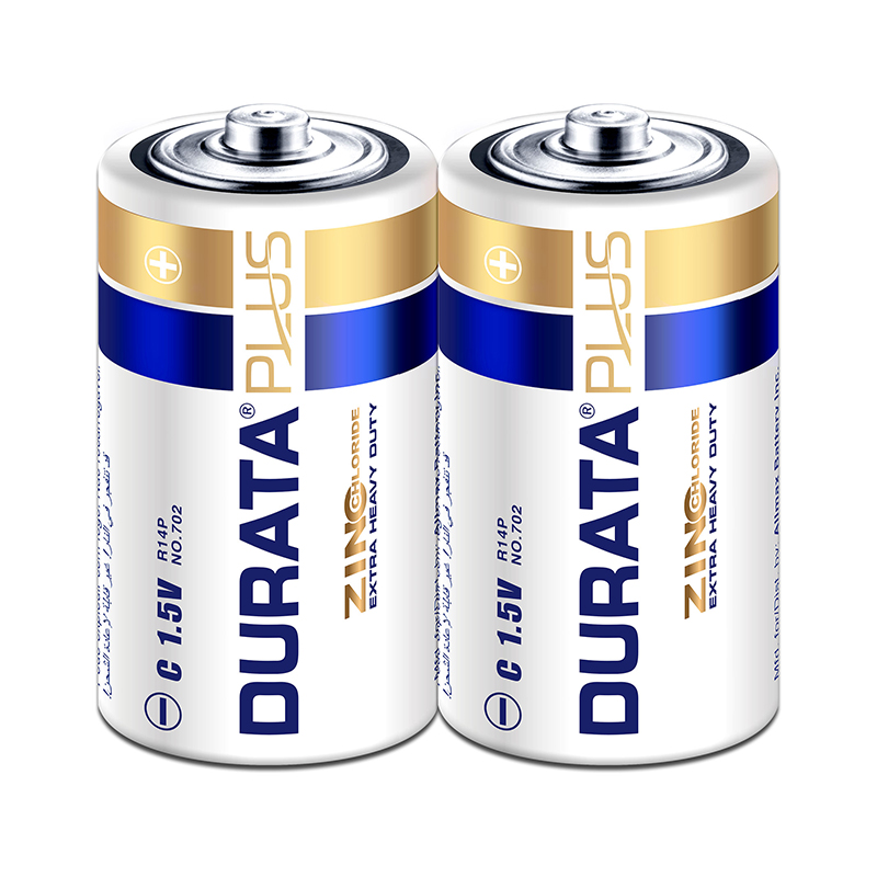 Durata Plus C Size 1.5V R14 Extra Heavy Duty Zinc Carbon Dry Cell Battery - Image 3