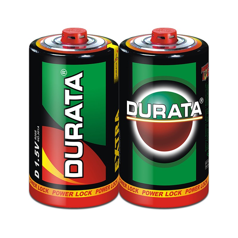 Durata R20 D Size Extra Heavy Duty Zinc Carbon Dry Cell Battery - Image 3