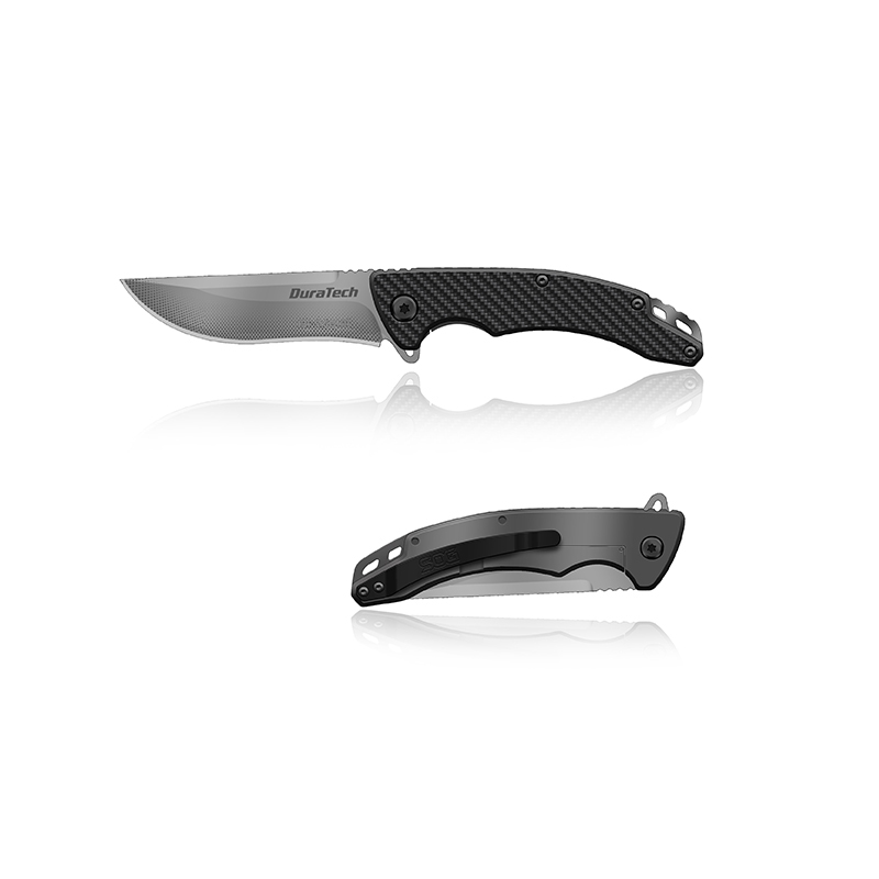 Bi-Metal Carbon Fiber Folding Knife with Bearing System