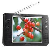 Portable Digital LCD Television with Built-In Tuner