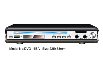 DVD Player with USB and Microphone Inputs