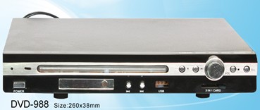 DVD Player with USB and Card Reader