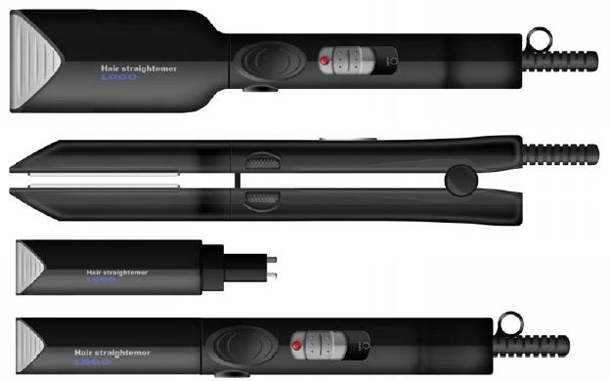 Ceramic Coated Hair Straightener with Adjustable Temperature