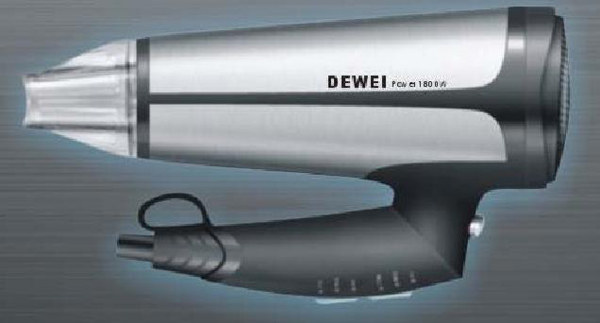 1800W Professional Hair Dryer with Concentrator Nozzle