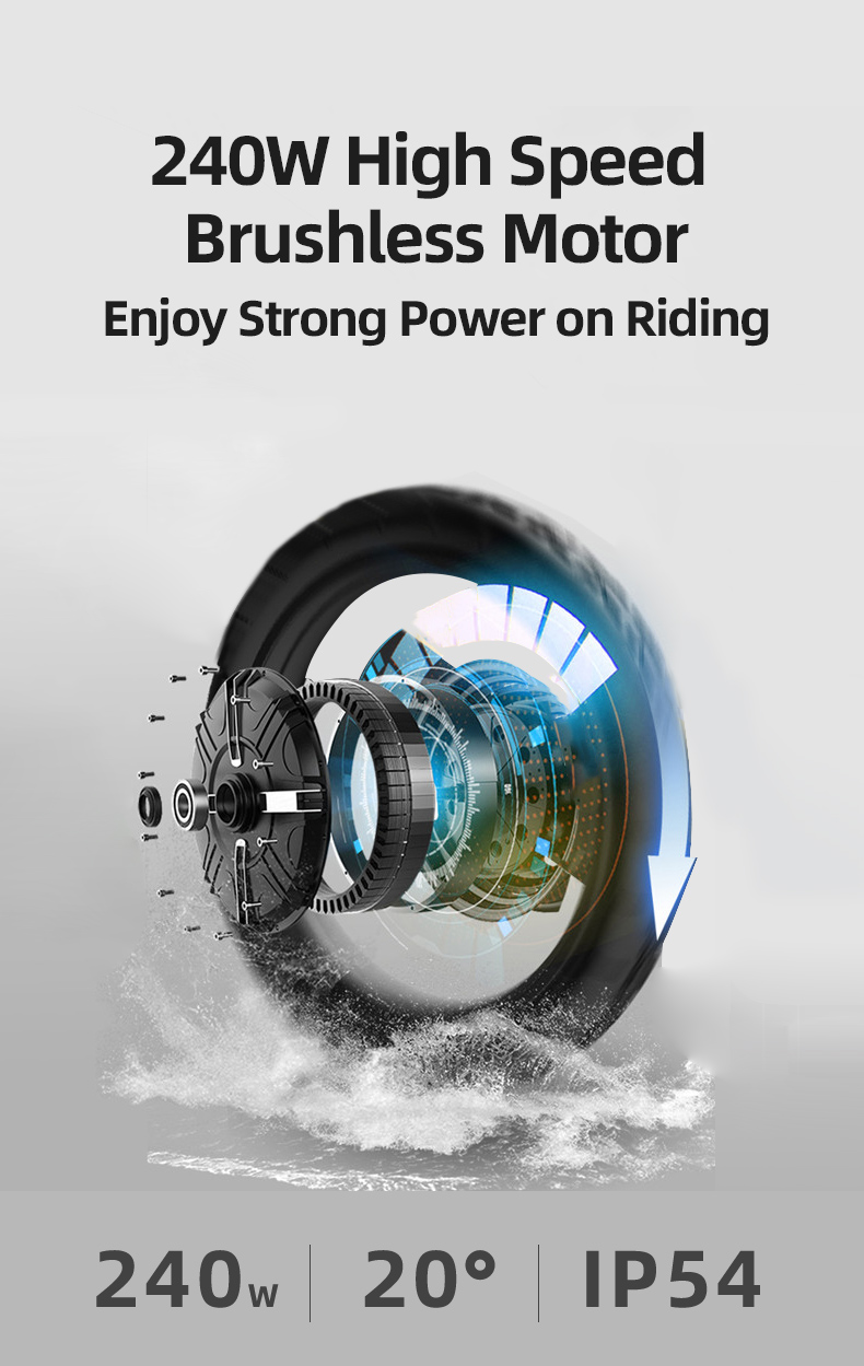 240W high-speed motor