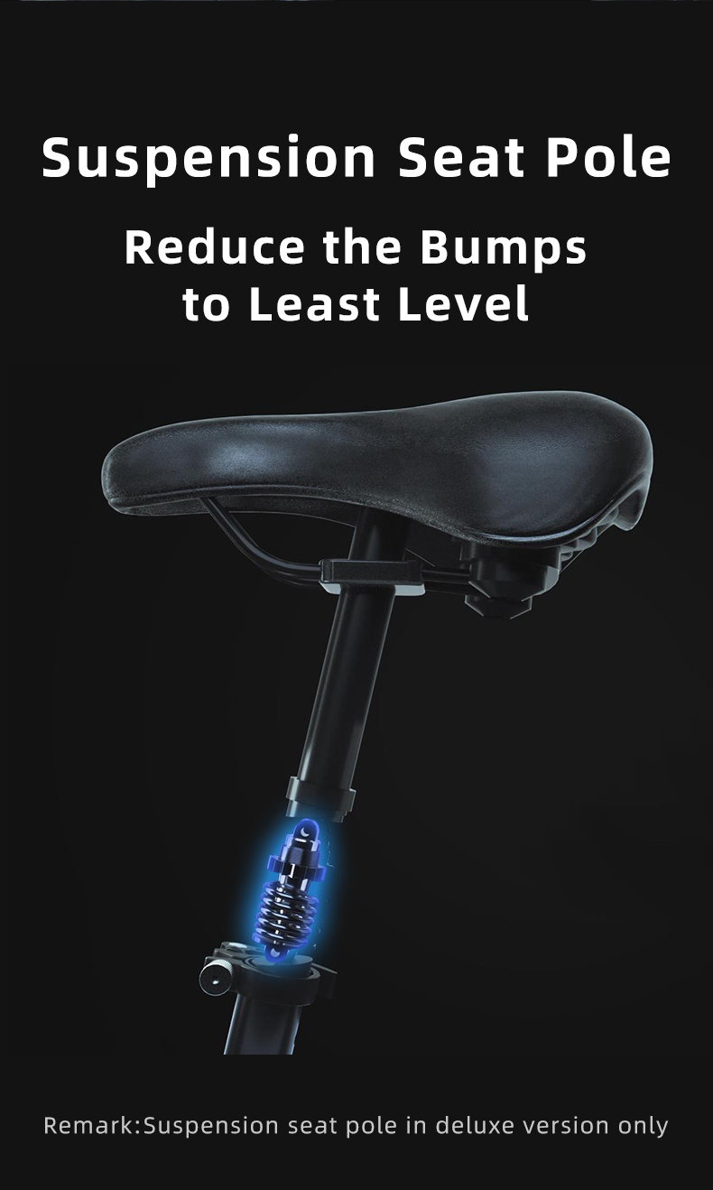 Suspension seat pole