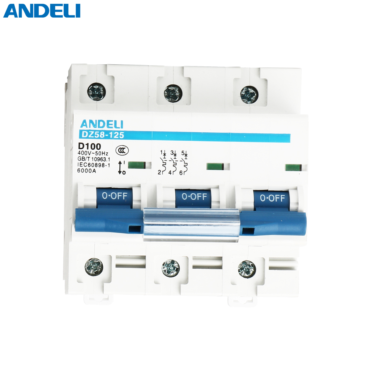 DZ58-125-3P miniature circuit breaker - Image 2