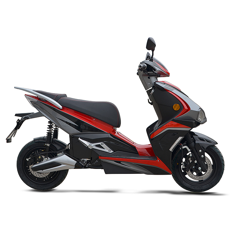 Right side view of the scooter