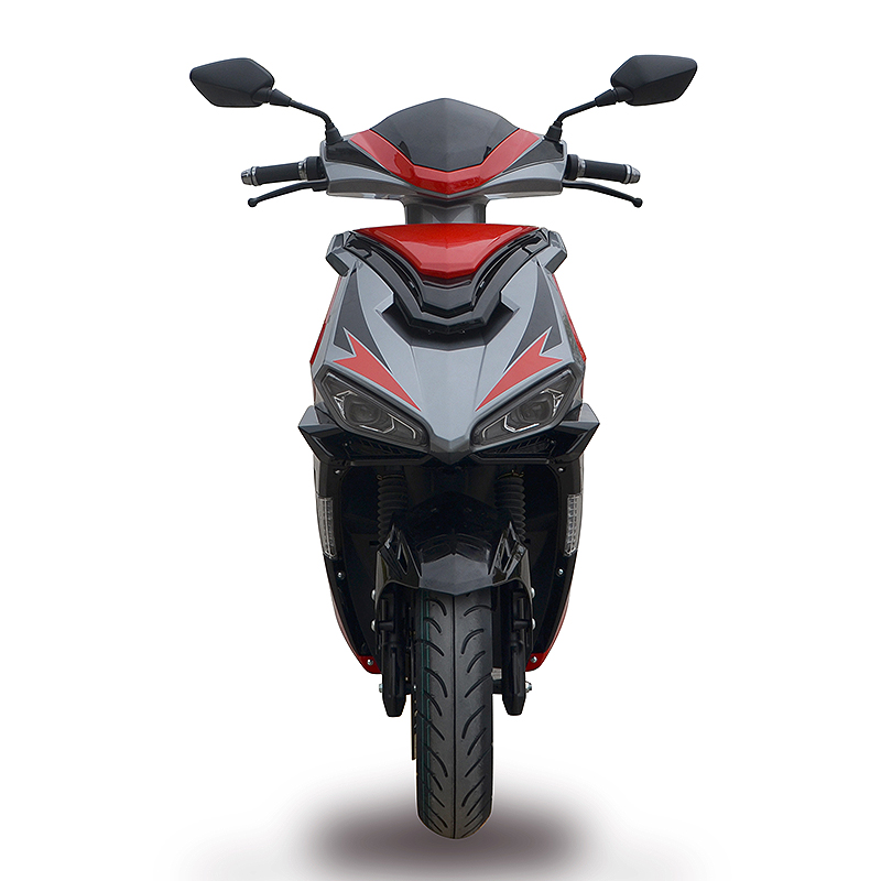Front view of the electric scooter