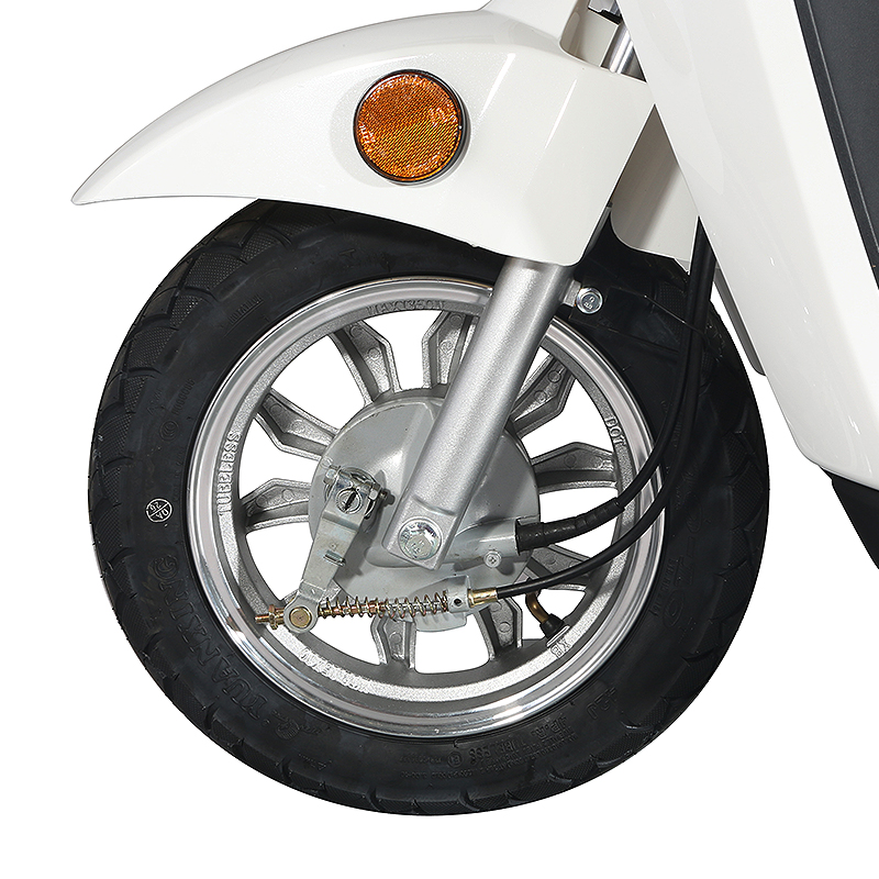 Front wheel and braking system