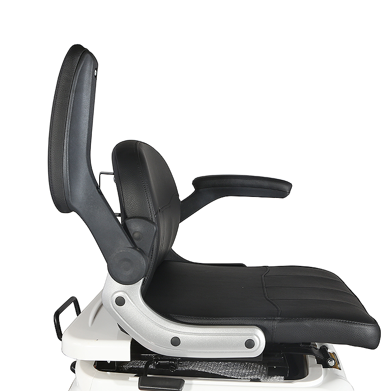 Padded tricycle seat with armrests