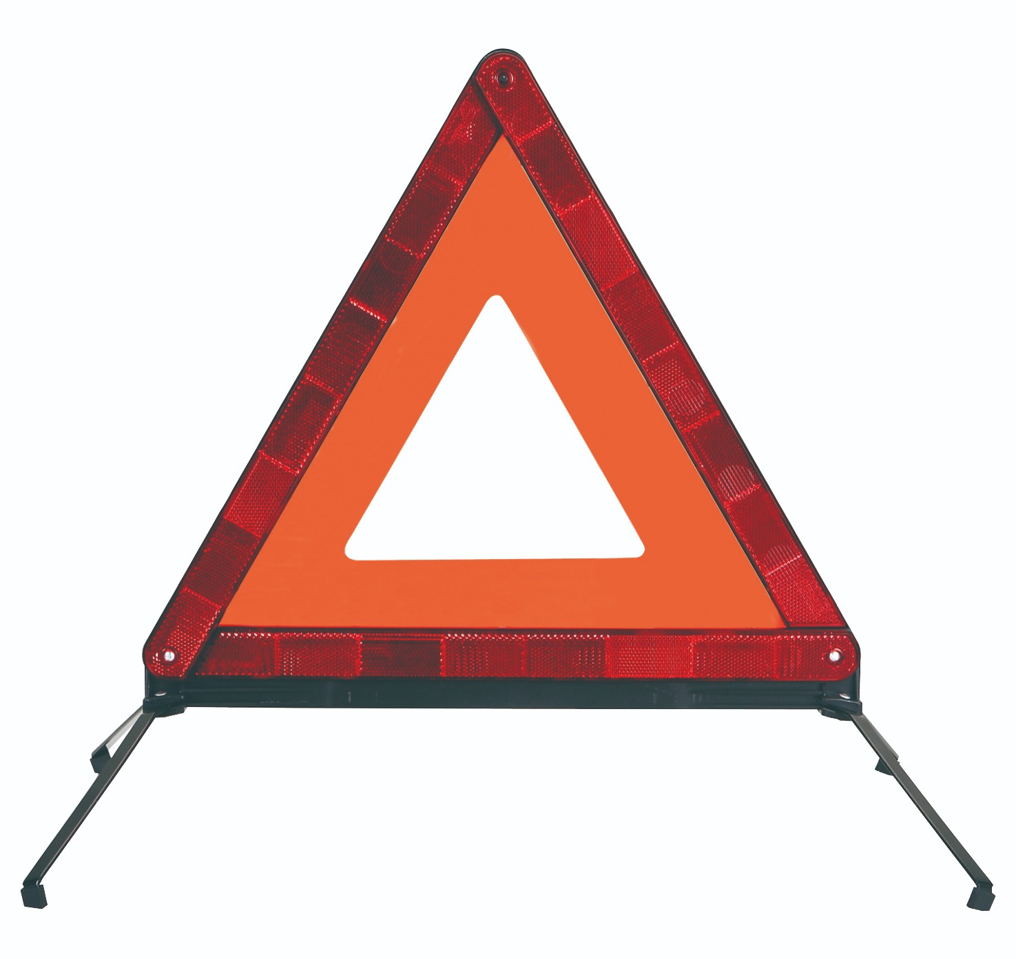 E-MARK roadway safety car warning reflector triangle auto red road traffic reflective tria - Image 2