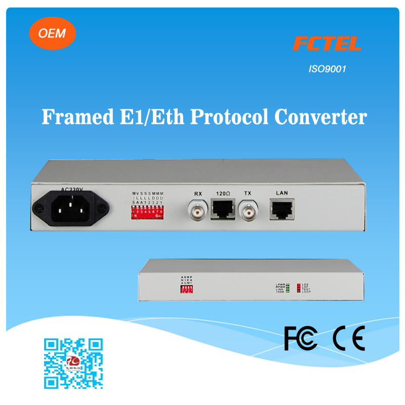 E1 to Ethernet Converter, G.703 to RJ45 and Coax to Ethernet - Image 2