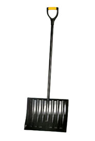Heavy-Duty Snow Shovel with D-Grip Handle