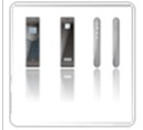 Sleek Portable Earphone and Headphone Set