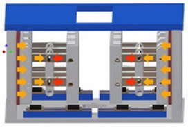Internal mechanism of the clamping system