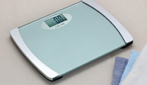 Digital Bathroom Scale with Tempered Glass Platform