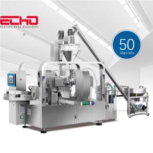 Full automatic packing machine in operation
