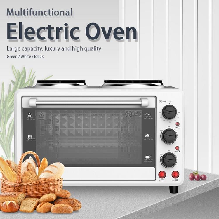 ECO-8030O 30L Electric Bread Baking Cooker Biscuit Oven with Stove - Image 3