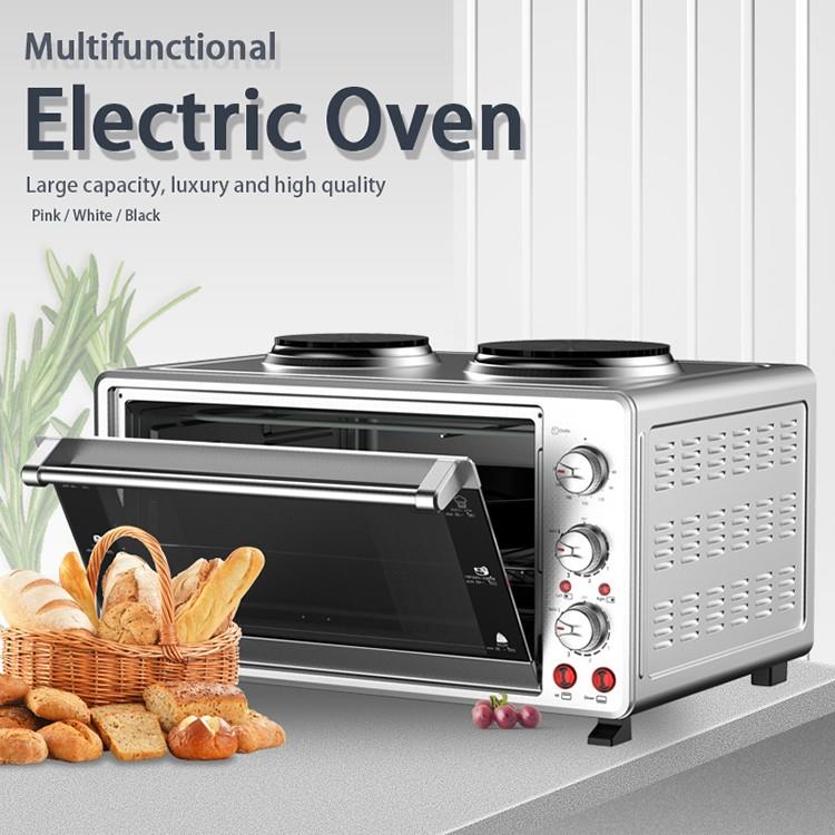 ECO-8045O Commercial Kitchen Bread Pizza Cake Baking Electric Convection Baker Oven - Image 3