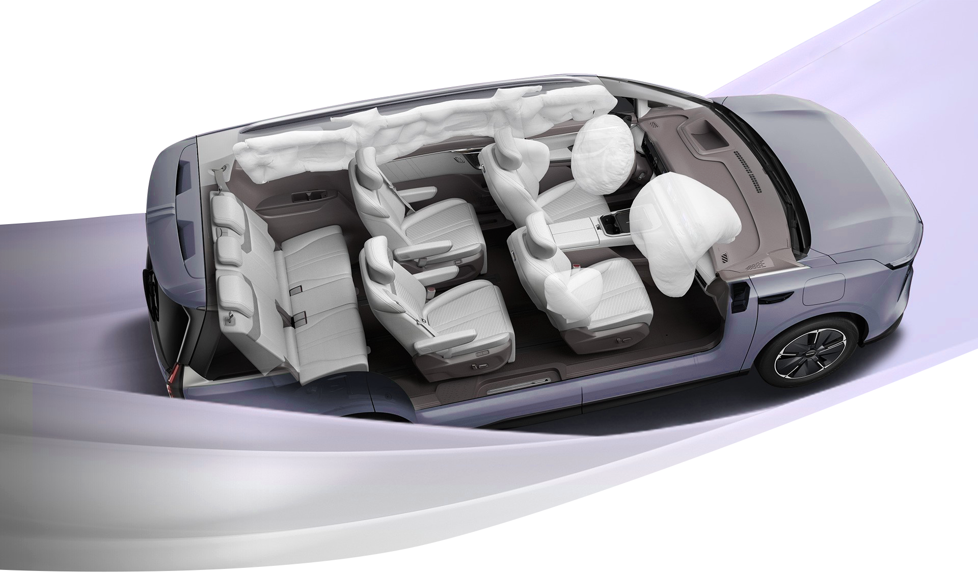 Electric Multi-Purpose Vehicle with Spacious Interior