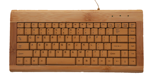 Eco-friendly natural bamboo keyboard with 88 keys - Image 4