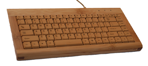 Eco-friendly natural bamboo keyboard with 88 keys - Image 3