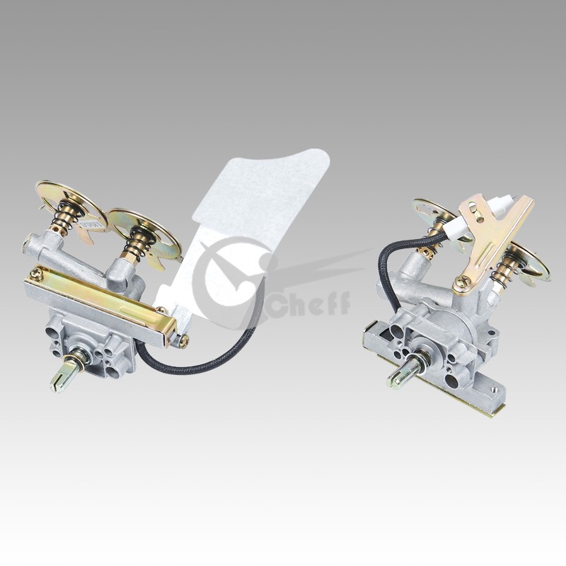 Internal valve and burner assembly