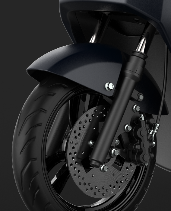 Electric Motorcycle with 180km Range