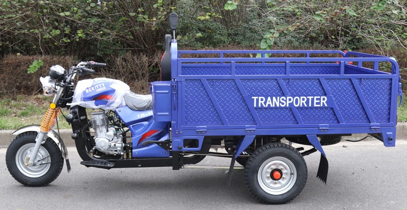 150cc Gasoline Cargo Tricycle with Enclosed Cargo Bed