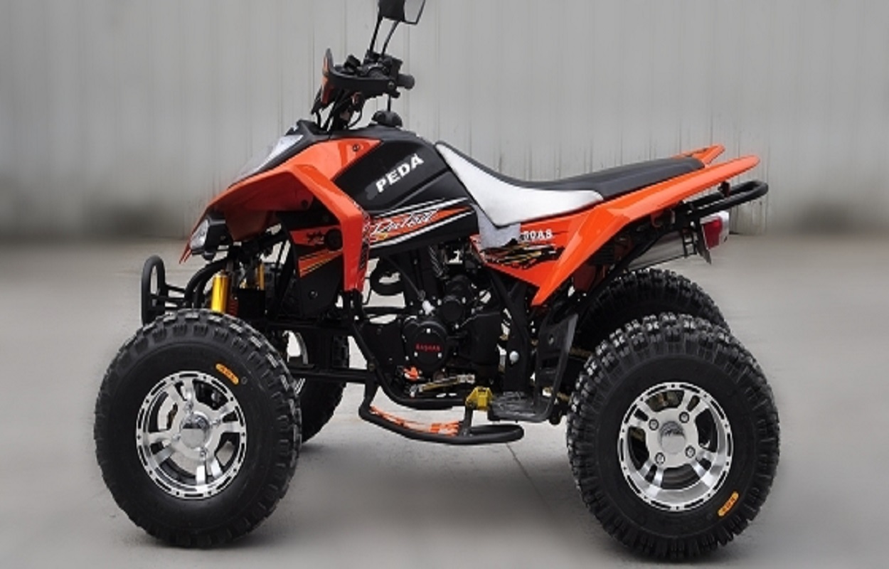 Side profile of the 250cc Sport ATV